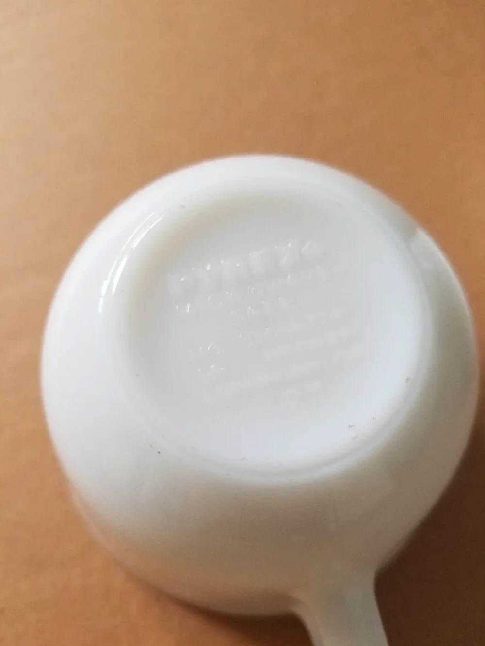 Vintage Pyrex Coffee‎ Cup Milk Glass MCM Set of 2